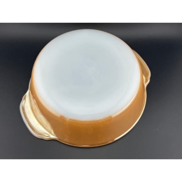 Anchor Hocking Peach Luster 1 Quart Casserole Dish - Picture 8 of 9